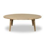 Product Image 3 for Amaya Tan Wooden Round Outdoor Coffee Table from Four Hands