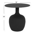 Product Image 3 for Obsidian Metal Side Table from Creative Co-Op