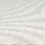 Detailed macro texture of flecked oatmeal fabric upholstery on Sonny bench seat