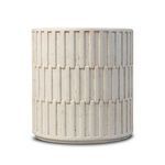 Product Image 12 for Callisto Aged White Concrete Outdoor End Table from Four Hands