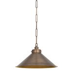 Product Image 1 for Euclid Vintage Brass Pendant from Hudson Valley