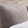 Product Image 3 for Brussels Quilted Cotton Euro Sham - Walnut from Pom Pom at Home