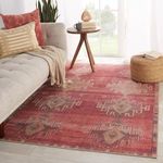 Product Image 5 for Evadne Medallion Pink/ Blue Rug from Jaipur 