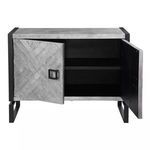 Product Image 9 for Keyes 2 Door Gray Cabinet from Uttermost