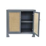 Product Image 5 for Alden Two Door Cane Cabinet from Worlds Away