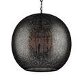 Product Image 5 for Buckram Orb Pendant from Currey & Company
