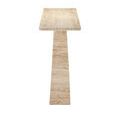 Product Image 3 for Demi Travertine Console Table from Currey & Company