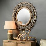 Product Image 4 for Grove Braided Mirror in Grey & Natural Bamboo from Jamie Young