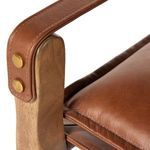 Product Image 21 for Lenz Sonoma Chestnut Leather Dining Armchair from Four Hands
