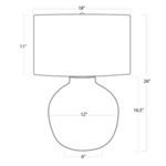 Product Image 3 for Freesia Glass Table Lamp from Coastal Living