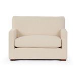 Product Image 4 for Andrus Cream Fabric Chair And A Half from Four Hands