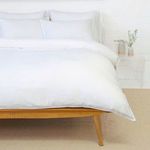 Product Image 1 for Parker White Cotton Sateen King Duvet Set from Pom Pom at Home