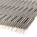 Product Image 5 for Black Cotton Woven Rug from Four Hands