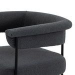 Product Image 2 for Carrie Fiqa Boucle Black Bar Stool from Four Hands