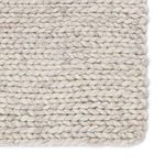 Product Image 5 for Braiden Handmade Solid Cream/ Light Gray Rug from Jaipur