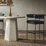 Product Image 14 for Carrie Fiqa Boucle Black Bar Stool from Four Hands