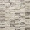 Darby Charcoal / Sand power-loomed area rug with a ribbed, box-like pattern in neutral charcoal and sand tones