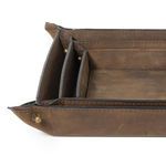 Product Image 4 for Derby Leather Tray Set - Brown from Regina Andrew Design