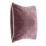 Angled side view highlighting soft texture and slight sheen of velvet fabric