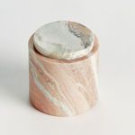 Product Image 2 for Jaqueline Marble Round Lidded Box Short from Napa Home And Garden