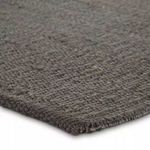 Product Image 4 for Anthro Natural Solid Dark Gray Area Rug from Jaipur 