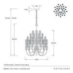 Product Image 13 for Kaia Small Chandelier from Arteriors