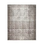 Nala Natural Bark Rug in vintage style with muted gray-beige colors and subtle distressed pattern