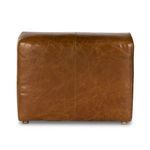Back view displaying the full smooth leather surface with subtle stitching lines