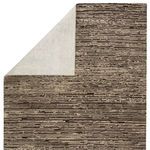 Product Image 5 for Verde Home by Nairobi Handmade Striped Dark Brown/ Light Gray Rug from Jaipur 
