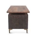Product Image 6 for Vallarta 66 Inch Mango Wood Desk - Two Tone Brown from World Interiors