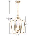 Product Image 3 for Gilded Elegance Chandelier from Creative Co-Op