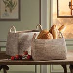 Product Image 2 for Burma Rattan Narrow Magazine Baskets, Set Of 2 from Napa Home And Garden