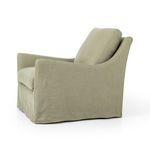 Product Image 2 for Monette Green Linen Slipcover Swivel Chair - Brussels Khaki from Four Hands