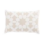 Product Image 2 for Casino Beige/ Ivory Geometric Throw Pillow 16X24 inch by Nikki Chu from Jaipur 