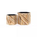 Product Image 7 for Oswell Planters, Set Of 2 Teak from Four Hands