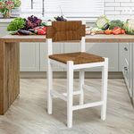 Product Image 9 for Haven Mahogany Wood Counter Stool from Creative Co-Op