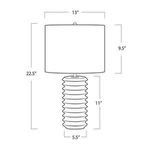 Product Image 6 for Noir Column Natural Stone Travertine Lamp - Small from Regina Andrew Design