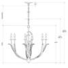 Product Image 9 for Menefee Chandelier from Currey & Company