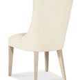 Westwood chair rear-left three-quarter view showing full back curvature and fabric texture