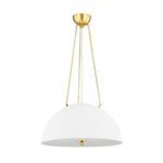 Product Image 1 for Chiswick 3-Light Aged Brass Pendant from Hudson Valley