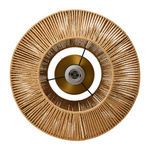 Product Image 4 for Coastal Breeze Flush Mount Ceiling Light with Woven Paper Rope Shade from Creative Co-Op