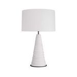 Product Image 6 for Vickery Ivory & Black Glass Stone Lamp from Arteriors