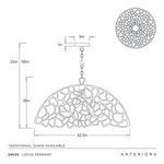 Product Image 12 for Lotus Pendant from Arteriors