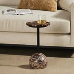 Product Image 11 for Viola Merlot Marble Round Accent Table from Four Hands
