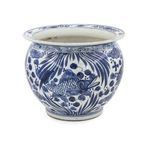Product Image 8 for Blue & White Porcelain Arhat Fish Planter from Legend of Asia