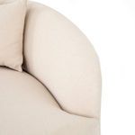 Product Image 9 for Luna Chaise Capri Oatmeal/Sienna Brown from Four Hands