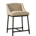 Product Image 2 for Linen & Iron Pipe Counter Stool from Furniture Classics