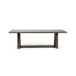 Silverton Dining Table isolated straight-on view with clean white background