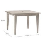 Product Image 4 for Teak 42" Square Farm Table from Summer Classics