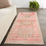 Product Image 5 for Faron Medallion Pink/ Tan Rug from Jaipur 